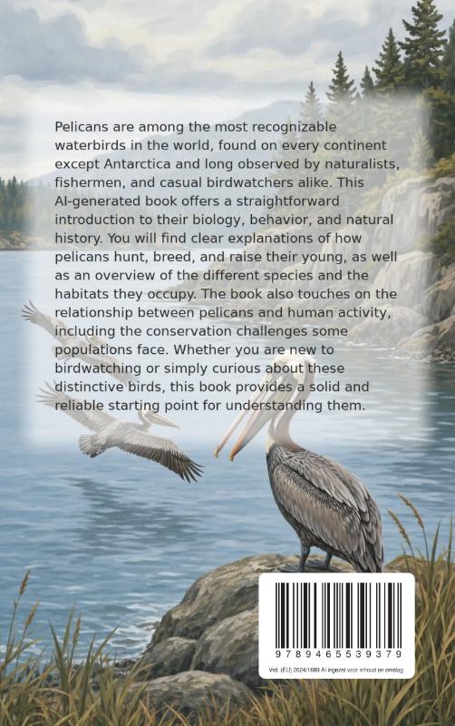 Achterkant van All About Pelicans