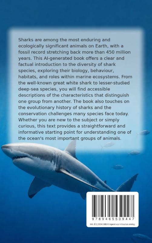 Achterkant van All About Shark Species
