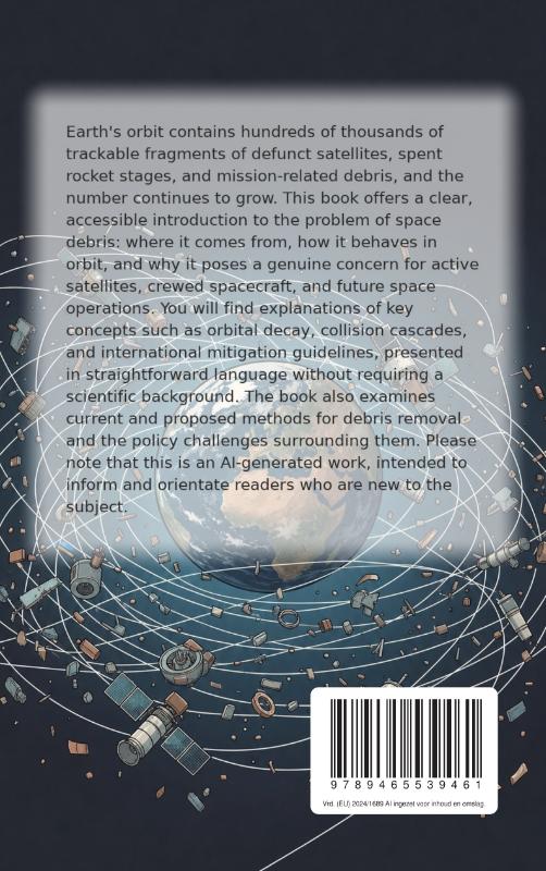 Achterkant van All About Space Debris