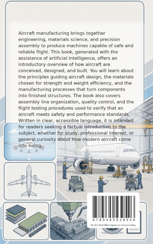 Achterkant van All About Aircraft Manufacturing