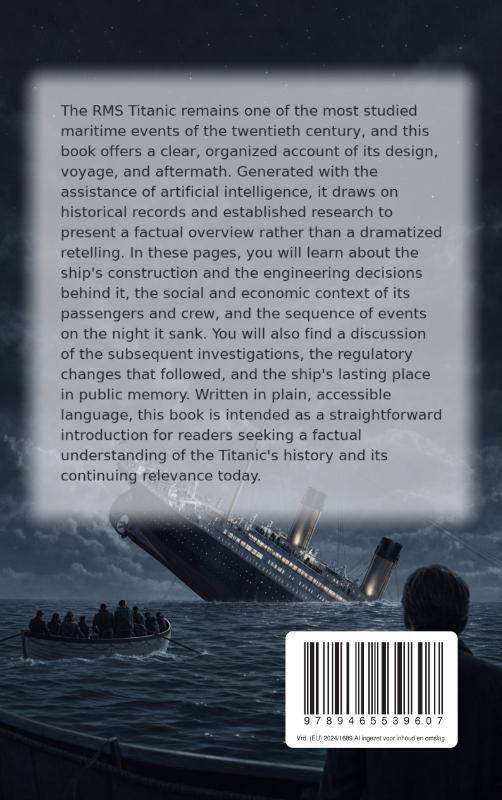 Achterkant van All About the Titanic