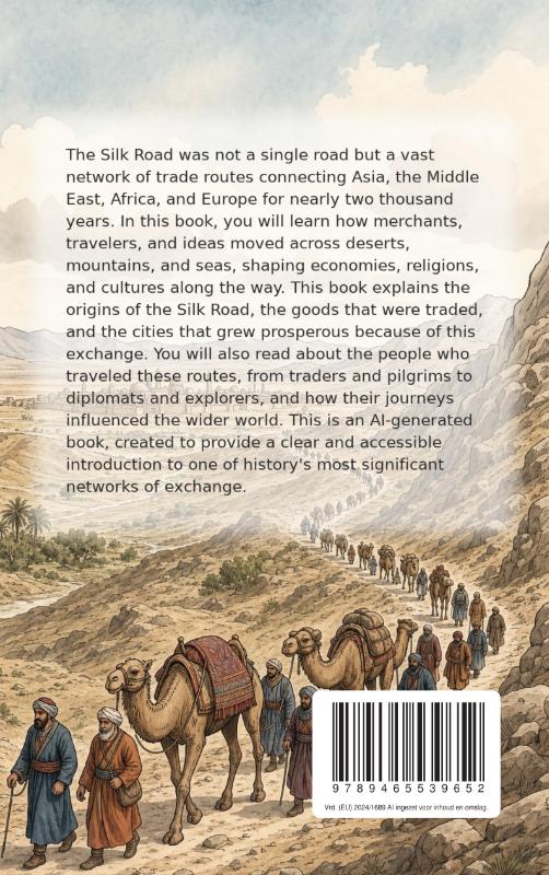 Achterkant van All About the Silk Road