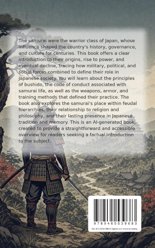 Achterkant van All About the Samurai