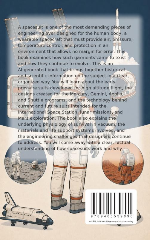 Achterkant van All About Spacesuits