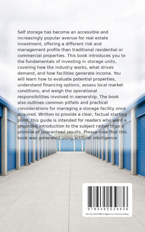Achterkant van Investing in Storage Units
