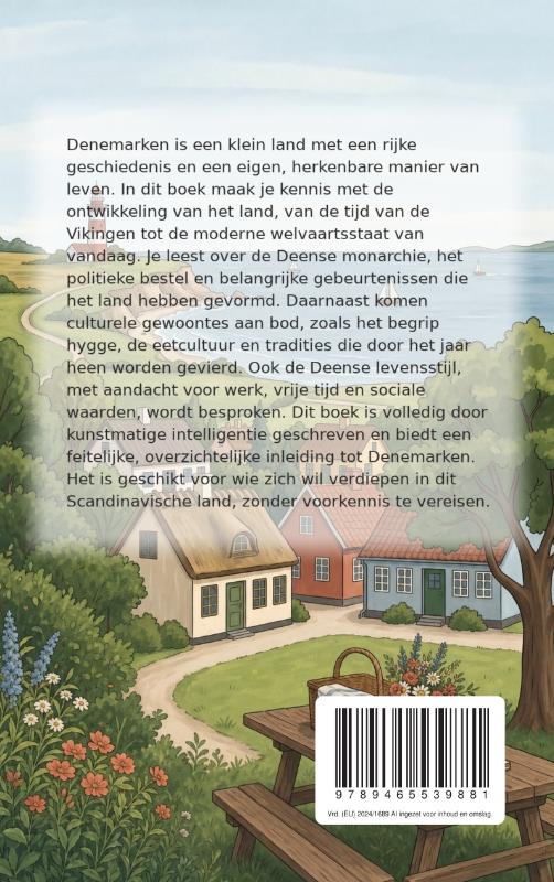 Achterkant van Ontdek Denemarken