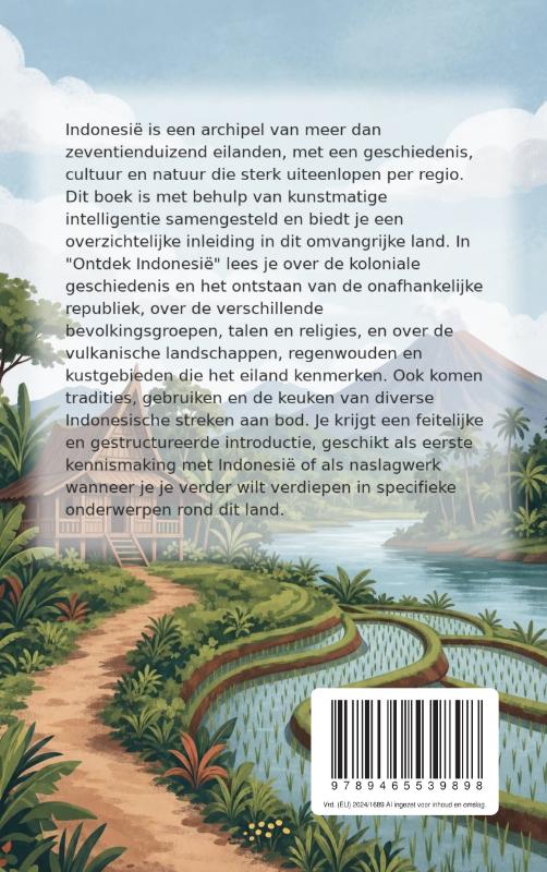 Achterkant van Ontdek Indonesië