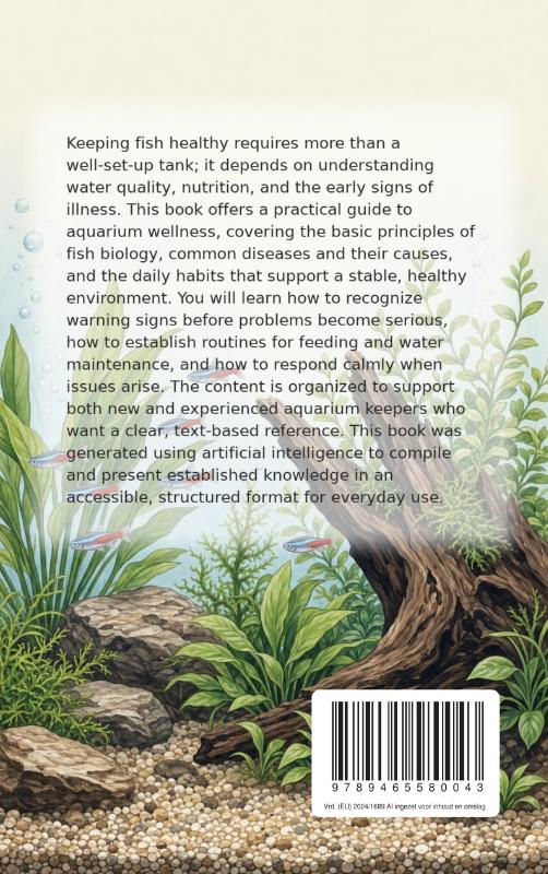 Achterkant van Caring for and Keeping Fish Healthy