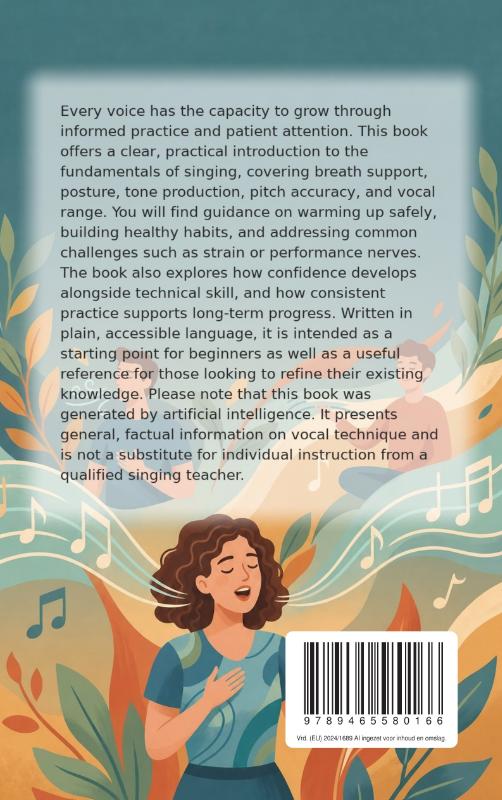 Achterkant van Discovering and Developing Your Singing Voice
