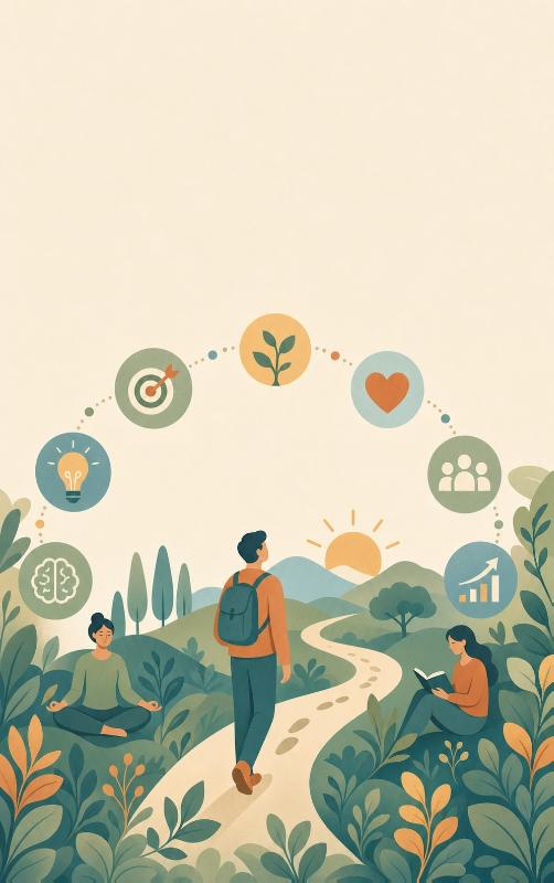 Achterkant van The Psychology of Happiness
