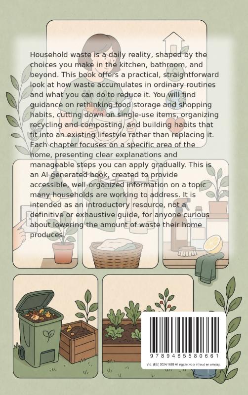 Achterkant van Reducing Waste at Home
