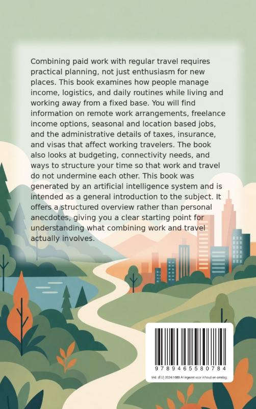 Achterkant van Combining Work and Travel