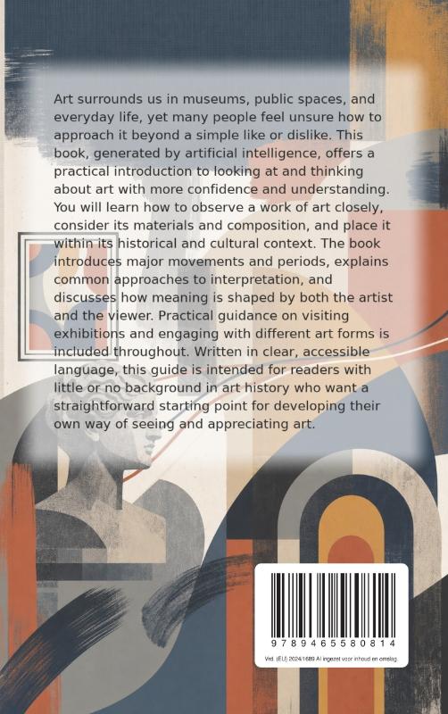 Achterkant van Understanding and Appreciating Art