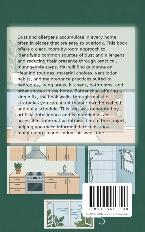 Achterkant van Reducing Dust and Allergens at Home