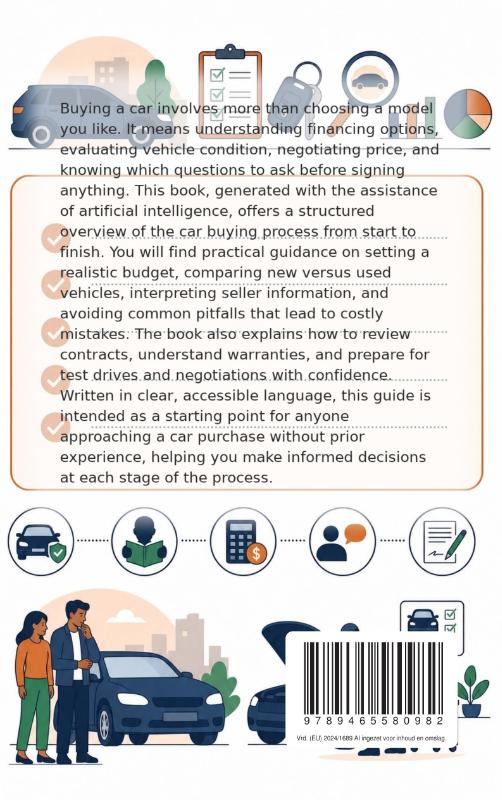 Achterkant van Buying a Car Without Making a Mistake