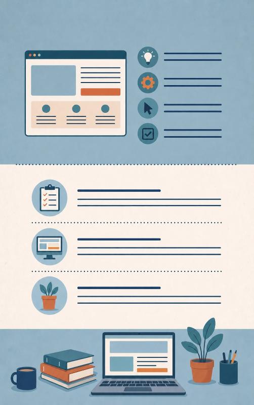 Achterkant van Make Your Own Website