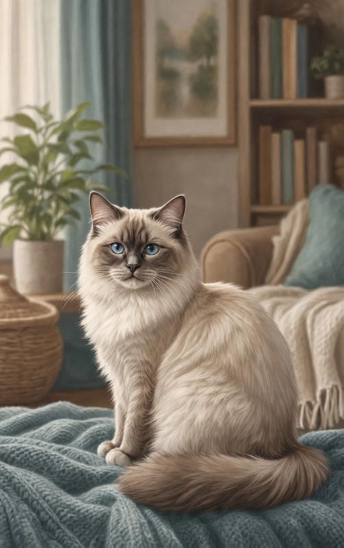 Achterkant van Alles over de ragdoll kat