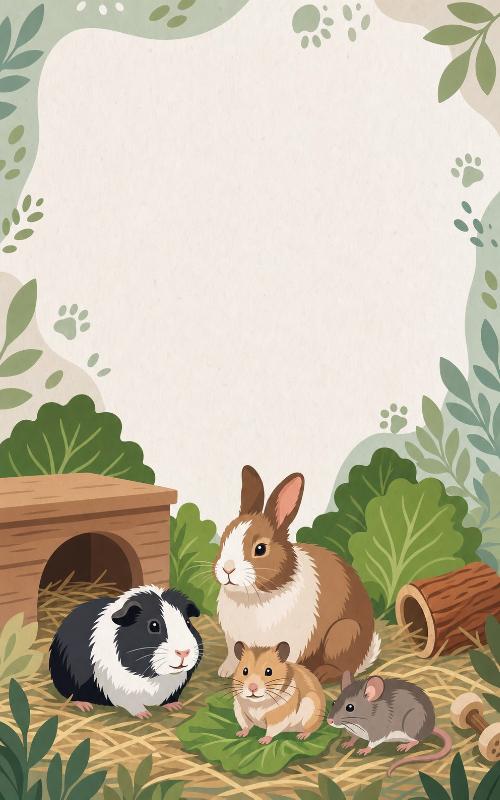 Achterkant van Caring for Small Pets