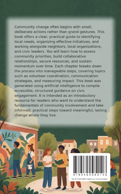 Achterkant van Making a Difference in Your Community