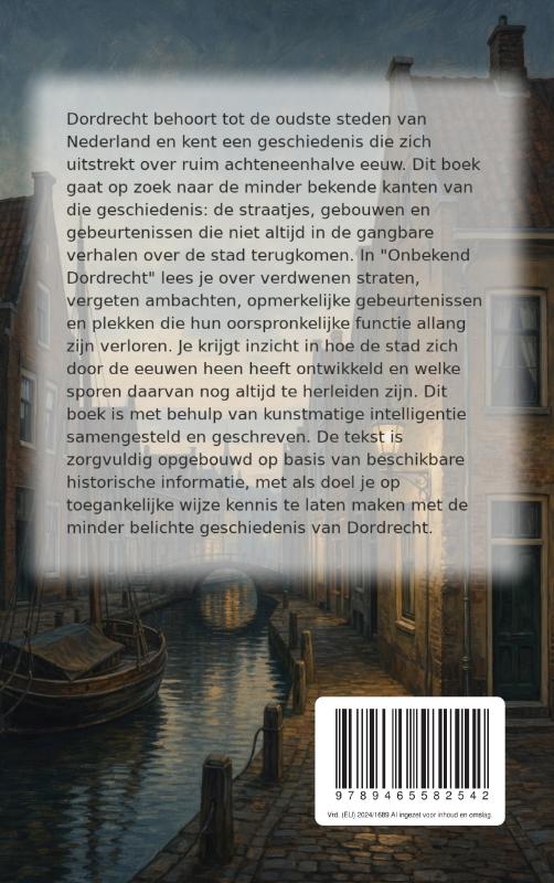 Achterkant van Onbekend Dordrecht