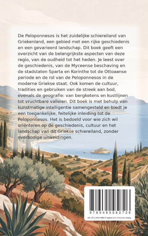 Achterkant van Alles over de Peloponnesos