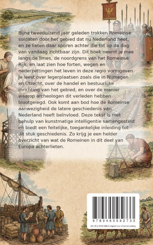 Achterkant van Alles over de Romeinen in Nederland