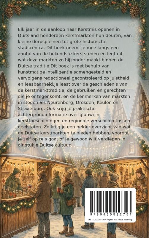 Achterkant van Kerstmarkten in Duitsland