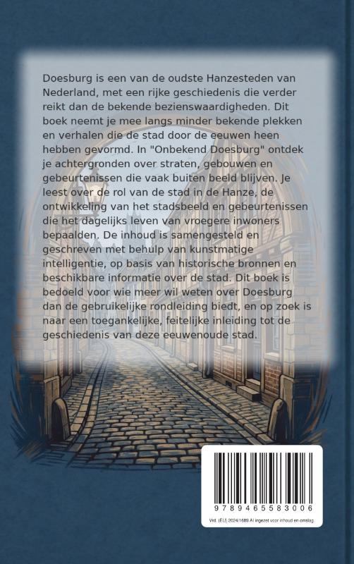 Achterkant van Onbekend Doesburg