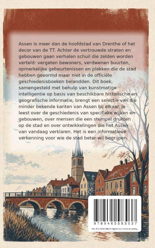 Achterkant van Onbekend Assen
