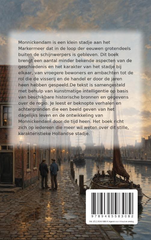 Achterkant van Onbekend Monnickendam