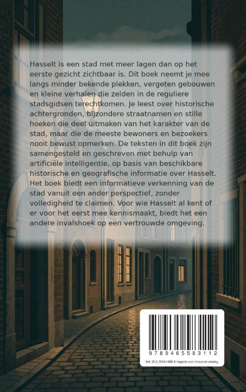 Achterkant van Onbekend Hasselt