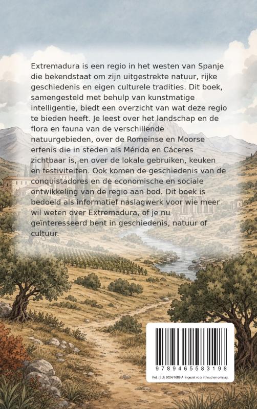Achterkant van Alles over Extremadura