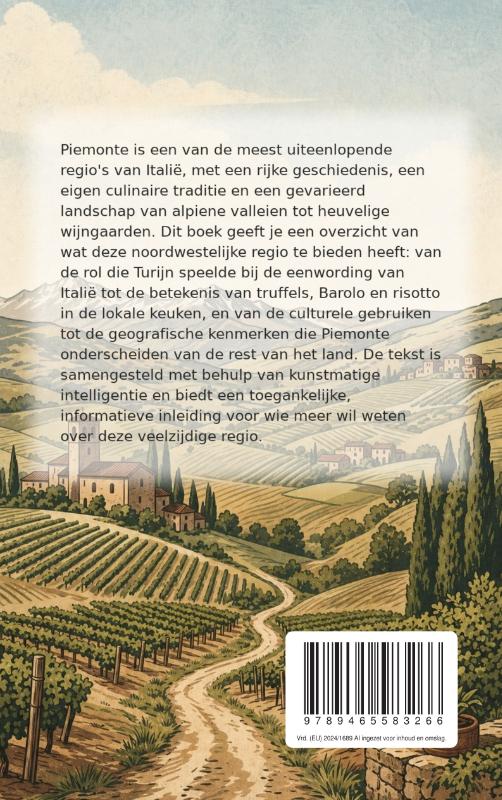 Achterkant van Alles over Piemonte