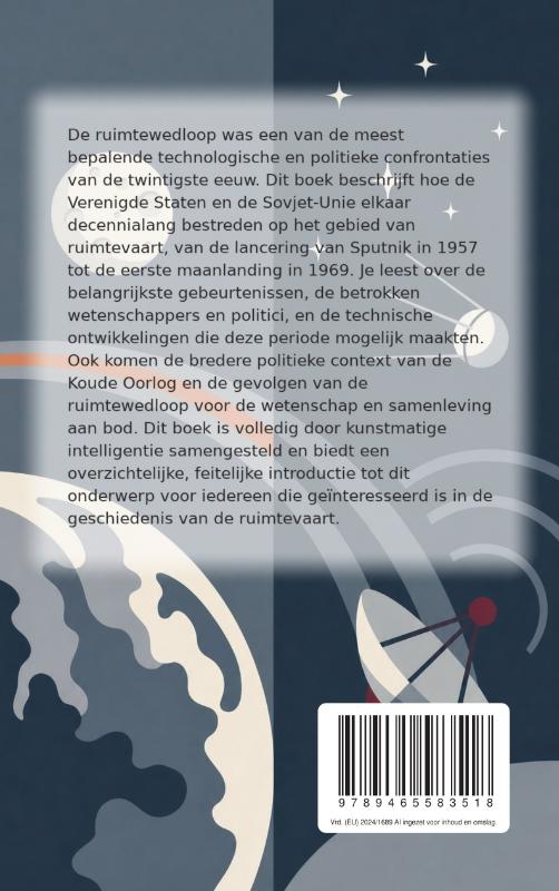 Achterkant van Alles over de Ruimtewedloop