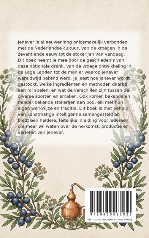 Achterkant van Alles over Jenever