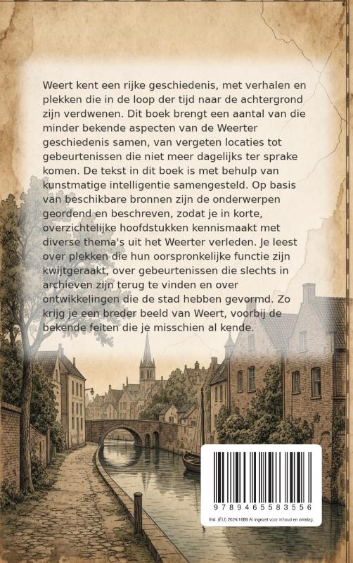 Achterkant van Onbekend Weert
