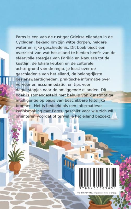 Achterkant van Alles over Paros