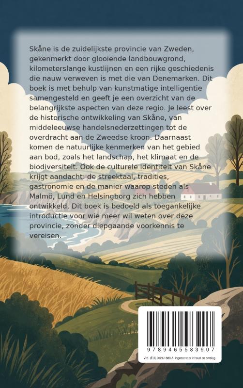 Achterkant van Alles over Skåne