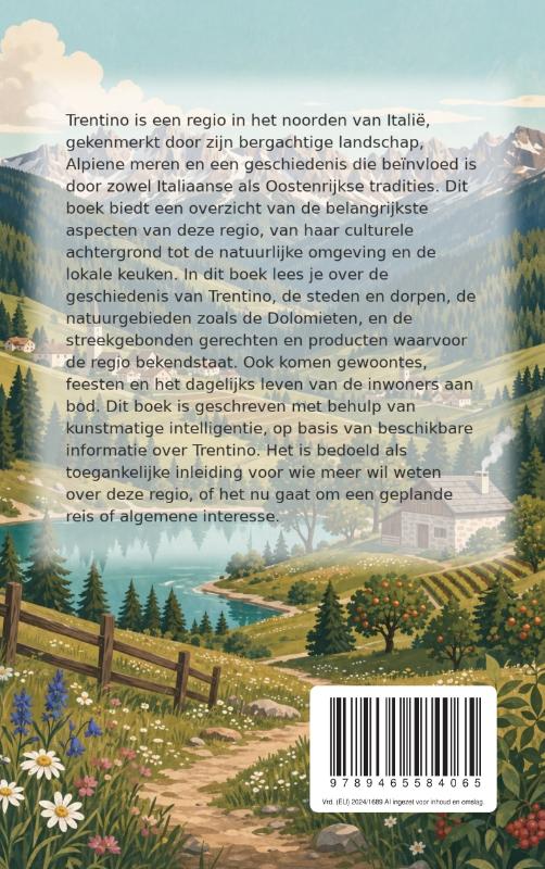 Achterkant van Alles over Trentino