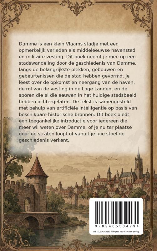Achterkant van Onbekend Damme