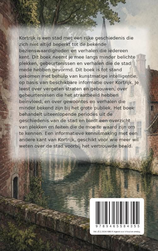 Achterkant van Onbekend Kortrijk