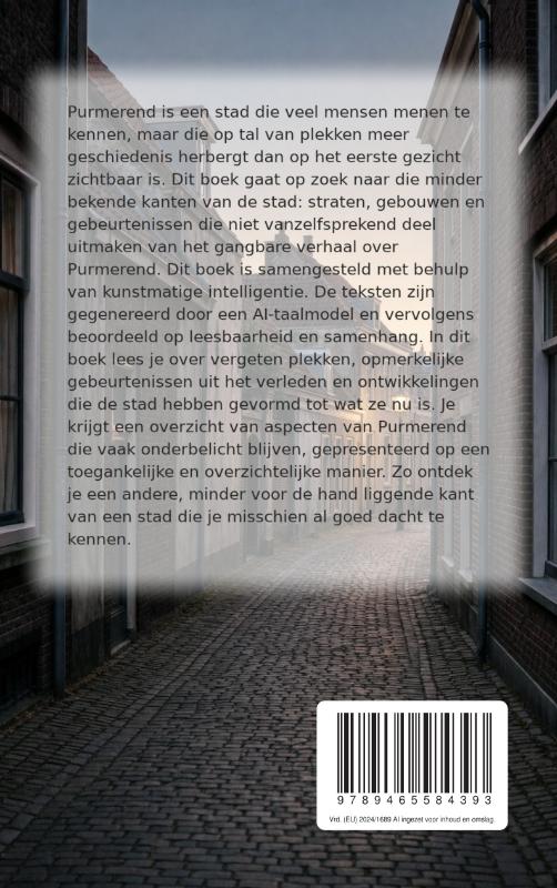 Achterkant van Onbekend Purmerend