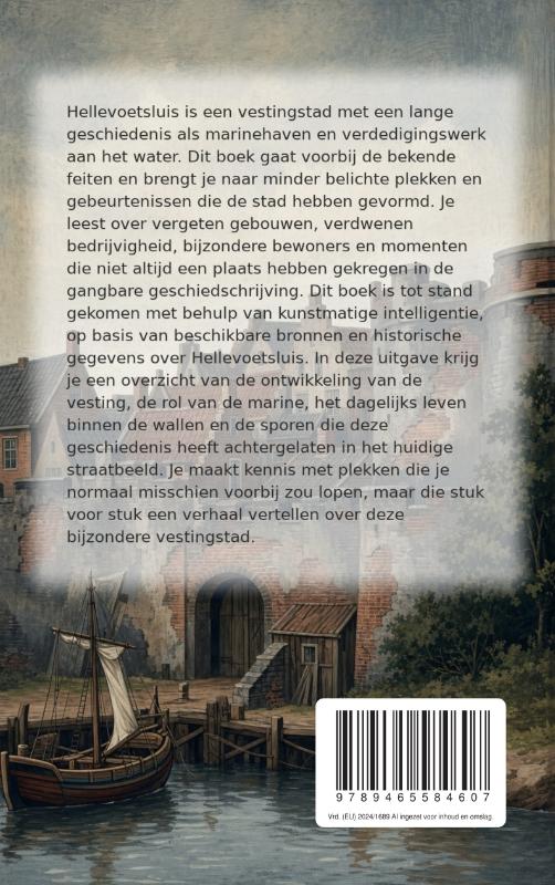 Achterkant van Onbekend Hellevoetsluis