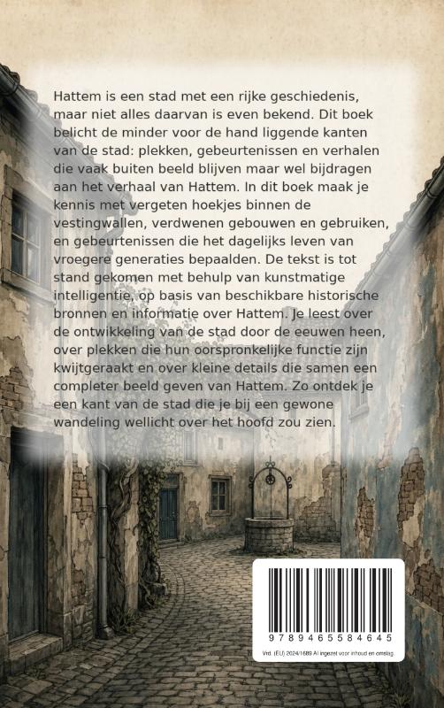 Achterkant van Onbekend Hattem