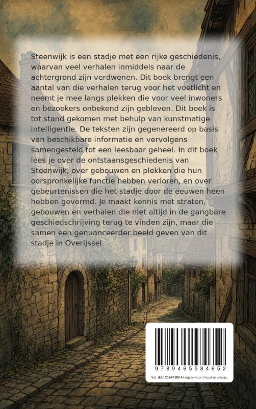 Achterkant van Onbekend Steenwijk