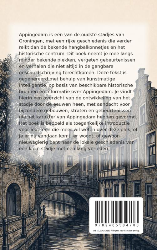 Achterkant van Onbekend Appingedam