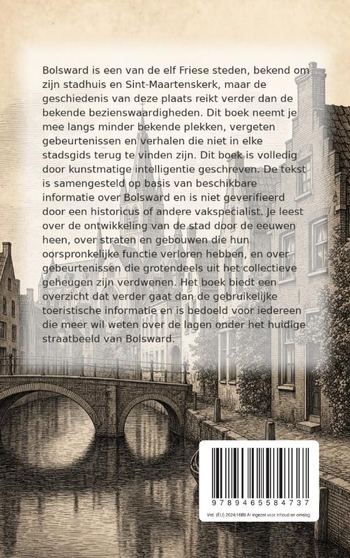 Achterkant van Onbekend Bolsward