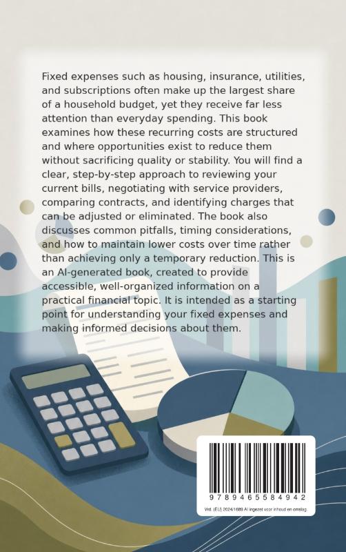 Achterkant van Reducing Fixed Expenses