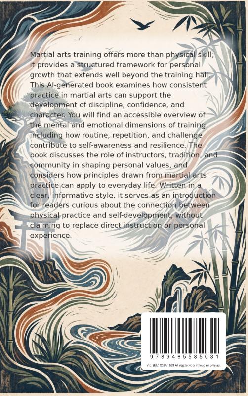Achterkant van Martial Arts as a Path to Self-Development