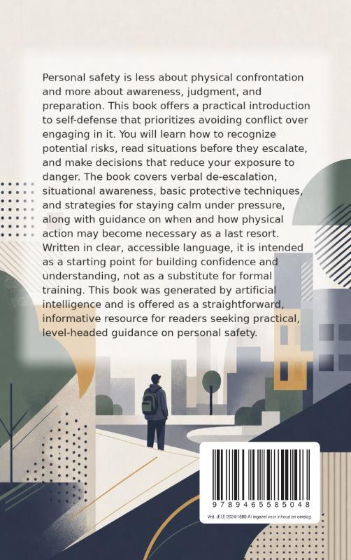 Achterkant van Self-Defense Without Seeking Violence